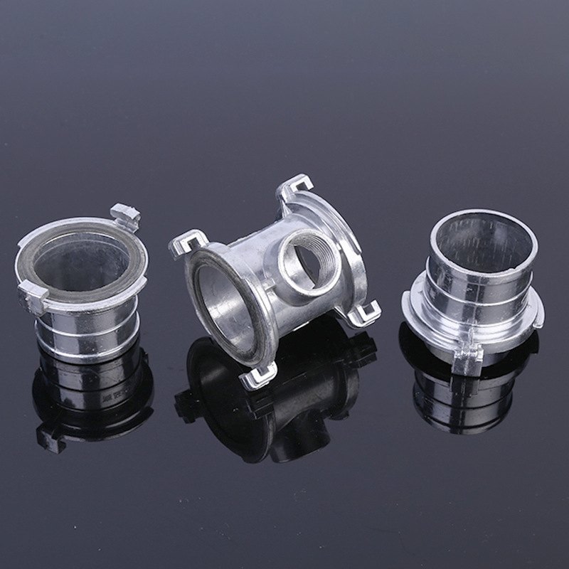 批发消防喷灌水带水管连接两爪平面铝压铸接管三通快速接头