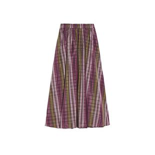 MAX&Co.塔夫绸长款淑女花冠裙弹力中腰半身裙长裙6106074102