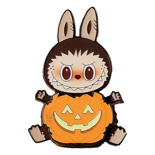 POPMART泡泡玛特怪怪狂欢节LABUBU南瓜发光挂件DIMOO徽章冰箱贴