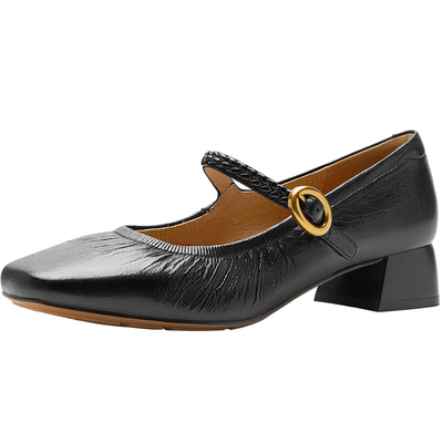 NineWest/玖熙玛丽珍鞋浅口女鞋