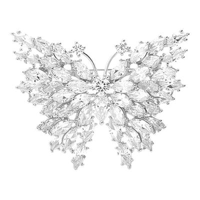 独特精致璀璨蝴蝶胸针