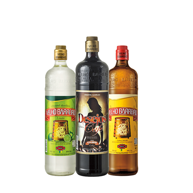 Cachaca Velho Barreiro 巴西进口卡莎萨甘蔗酒鸡尾朗姆酒910ml