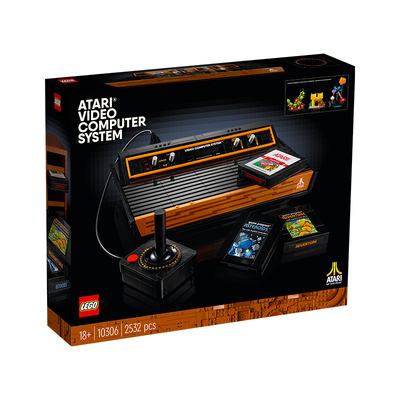 乐高拼装积木雅达利游戏机