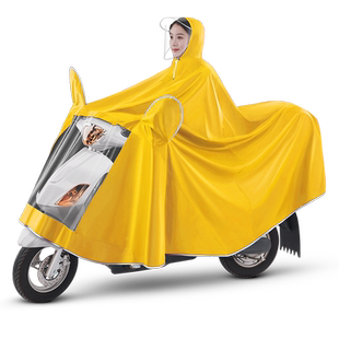 摩托车雨衣长款全身防暴雨电动车雨衣男款双人女式成人电瓶车雨披