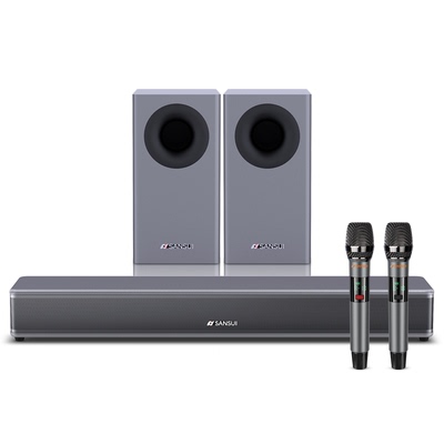 山水回音壁音响双低音炮K歌音箱