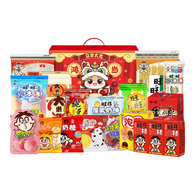 旺旺过年大礼包1362g过年送礼品