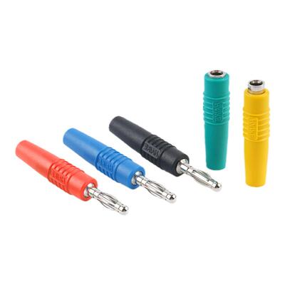 HAIKE4mm香蕉插头插座接线公母头