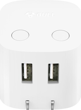 BULL/公牛防过充usb插头定时器