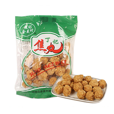 河南周口特产焦炸粉条丸子小焦丸农村大席酸汤焦丸焦鱼汤洛阳焦丸