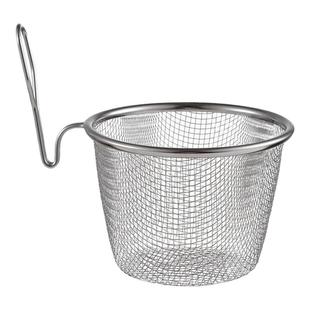 日本短柄火锅漏勺家用304不锈钢挂边捞面厨房麻辣烫专用细密漏网