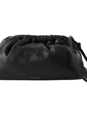【礼物】Mansur Gavriel女皮革黑色迷你手拿包