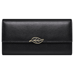 2026长新款女士钱包夹牛真皮爆拉链手拿荔枝纹时尚名潮牌高级感档