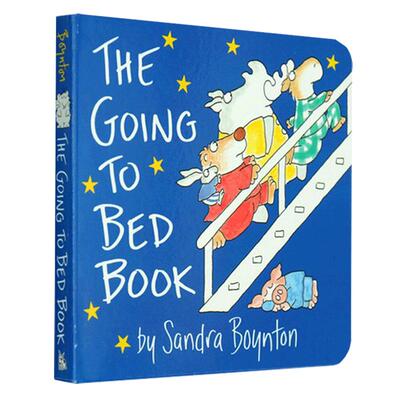 The Going to Bed Book到床上看书该睡觉啦Sandra boyton桑德拉博因顿启蒙英语晚安故事英文原版绘本PeekabooMoo Baa La
