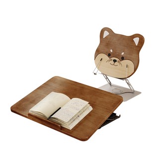 桌面阅读架双层写字板支架式倾斜读书看书学习支架考研阅读架实木阅读架正姿写字板黑胡桃木升降旋转书法画画