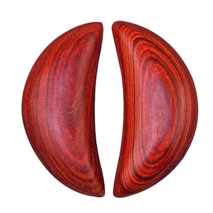 圣杯红檀鸡翅木羊角茭杯工具阴阳牛角月牙圣杯投掷爻杯木雕工艺品