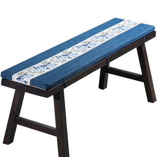 中式红木长凳坐垫茶桌长条凳子垫长椅板凳椅子软包垫子换鞋凳卡座