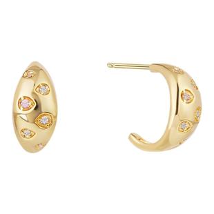 【明星同款】Chill Talent流光星耀月亮耳饰高级感精致百搭时尚