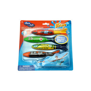 练习闭气潜水环章鱼训练游泳棒水下玩具海草鱼雷投掷水动力魔鬼鲨