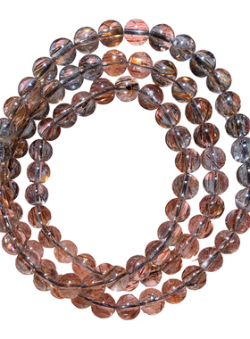 天然黑金超三圈手链饰品礼物情侣