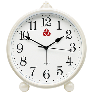 三五牌台钟闹钟客厅座钟静音摆件现代简约小挂钟摆放式钟表台式