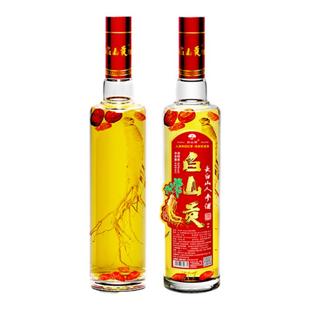 长白山人参酒45度480ml瓶装高粱酒枸杞红枣酒养生浸泡酒小酌包邮
