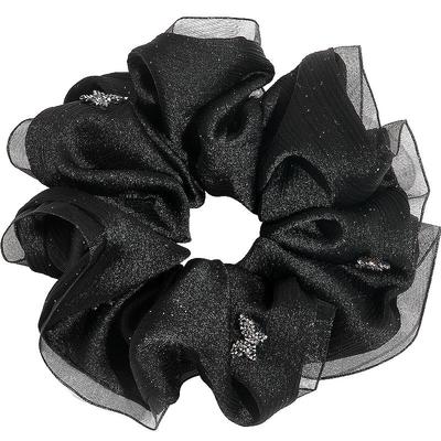 兰诺细闪蝴蝶网纱大肠发圈女