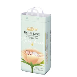 安拉贝尔玫瑰之吻纸尿裤全尺码婴儿夏季超薄透气干爽亲肤尿不湿XL