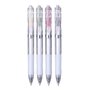 晨光高颜值透明k35按动签字中性笔实用派学生考试用ST笔尖速干碳素黑小清新水笔0.5刷题笔按压式办公文具批发