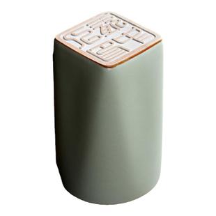 汝窑茶杯陶瓷个人可养水杯汝瓷开片男士专用底部印章定制杯子刻字