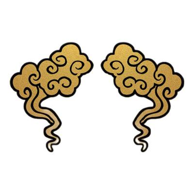 RETLPER镂空车贴 原创 升腾祥云 传统如意纹汽摩防水平面装饰贴纸