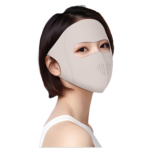 防晒面罩全脸防紫外线女高颜值脸基尼开车骑行口罩冰丝夏季透气