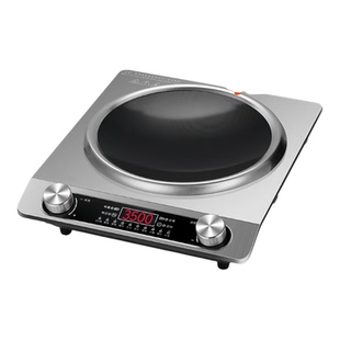 凹面商用全套电磁炉家用3500w多功能炒菜锅大功率一体定时猛火灶