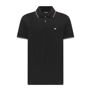 【自营】Emporio Armani阿玛尼 男士时尚纯棉条纹短袖POLO衫 T恤