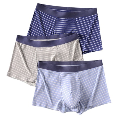 夏高腰发育期青少年内裤男中学生大童莫代尔纯棉内裆平角裤头