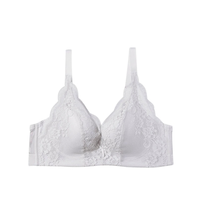 【薄模杯安朵性感蕾丝薄款大胸显小内衣女收副乳大码文胸HB0140U