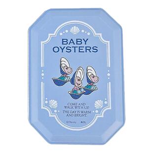 日本迪士尼限定小飞象迷你便携滑盖式铁皮盒糖果牙线八角收纳盒