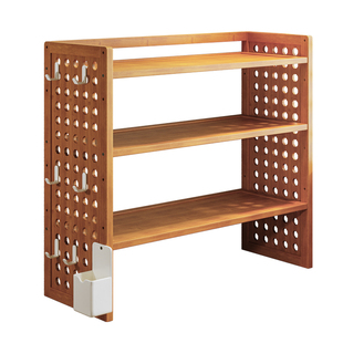 飘窗置物架一体转角书柜书架一体靠墙可移动桌面立式多层收纳架子