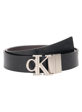 CK Jeans26男士商务绅士休闲通勤字母带扣柔软牛皮革腰带皮带礼物