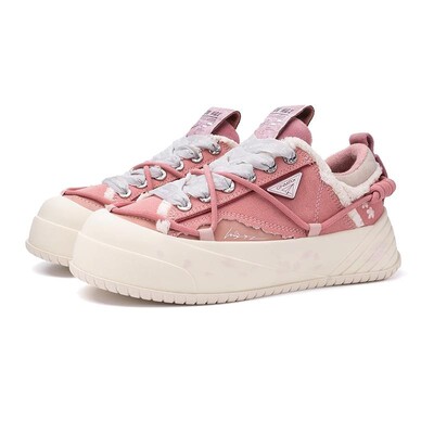 汪苏泷同款ONMAX樱花粉帆布鞋