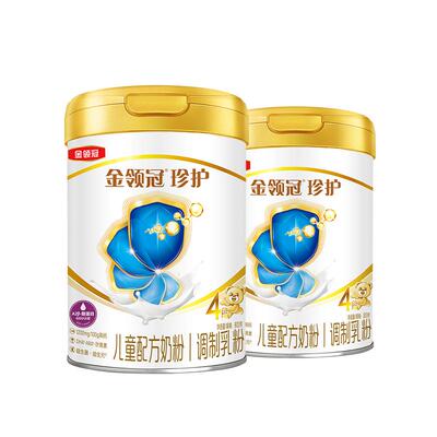 伊利金领冠珍护4段牛奶粉800g*2