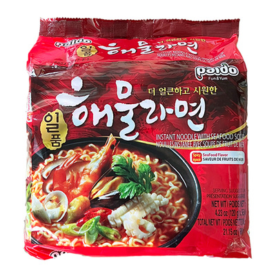 韩国八道御膳一品海鲜汤面5袋
