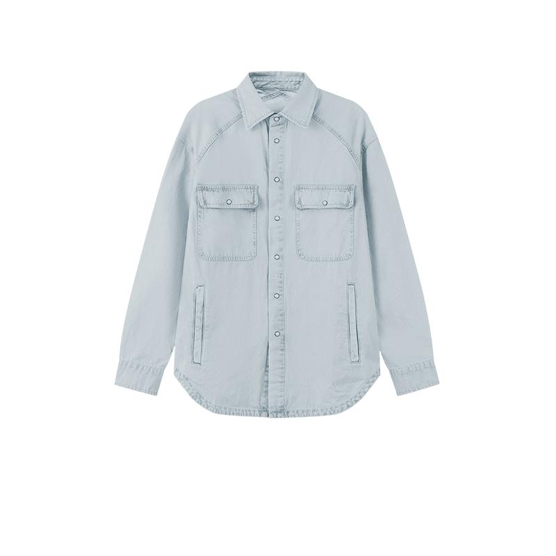 ArmaniExchange牛仔衬衫开衫