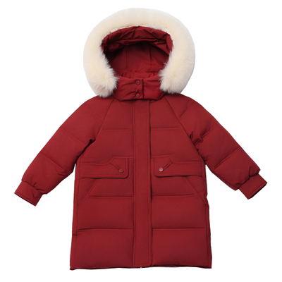 巴拉赫大童儿童羽绒服女童中长款