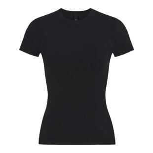 IAMUBABA易梦玲同款Skims短袖t恤女圆领打底衫修身内搭上衣棉夏