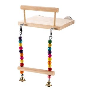 鹦鹉玩具秋千吊环玄凤睡觉秋千床吊桥攀爬云梯鸟笼用品站台大全