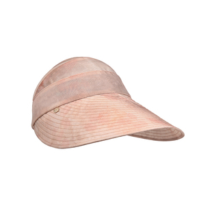 shes茜子桑蚕丝空顶帽夏季遮阳防晒户外太阳帽子女棒球帽显脸小