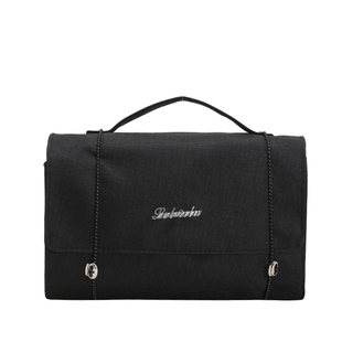 大容量小红书同款折叠化妆包防水大号随身简约便携护肤用品收纳包