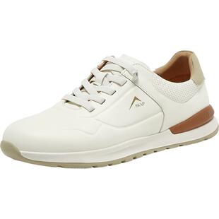 SKAP圣伽步男鞋2025秋季新款运动舒适松紧带潮流透气男士休闲鞋