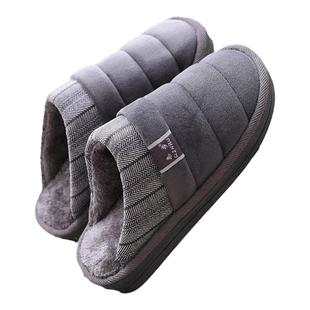 棉拖鞋男家居棉鞋拖鞋室内防滑冬鞋棉拖鞋女冬季慈溪棉拖鞋男大码