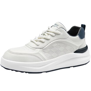 海澜之家男鞋2026新款春夏季透气休闲运动板鞋男士厚底增高小白鞋